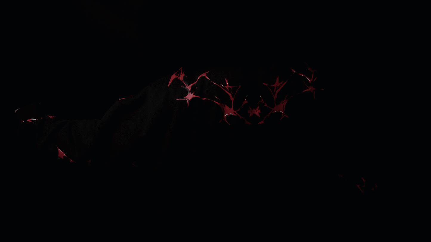 Moletom Oversized- Crimson Veil