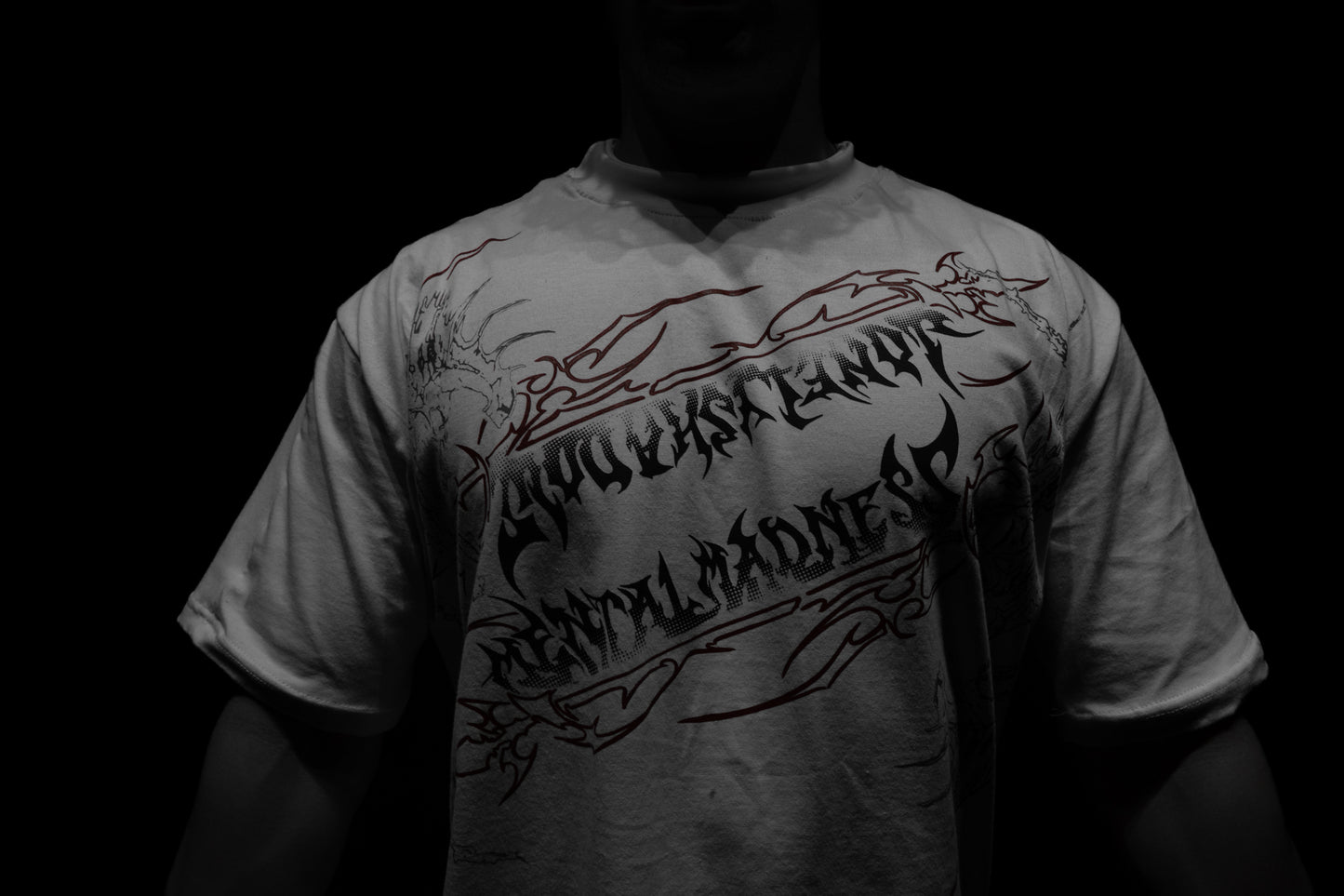Camiseta Oversized Branca - Skull Crusher