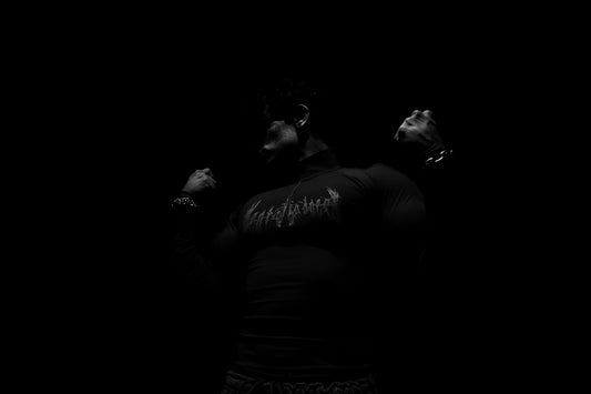 Camiseta De Compressão Manga Longa Quarter Zip - MM Basic Drop