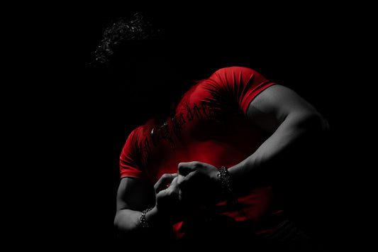 Camiseta De Compressão Vermelha - MM Basic Drop